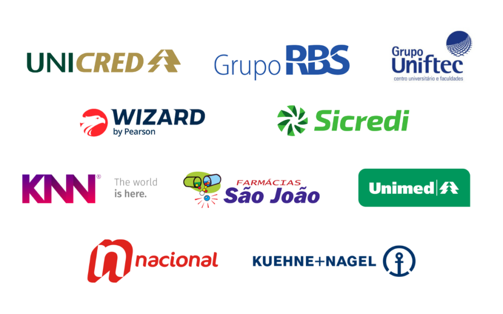 O Crescimento do Garupa passa pela conquista de clientes do Garupa Empresas. Entre eles, alguns exemplos são: Farmácias São João, Unimed, Nacional Supermercados, Escola Wizard, Grupo RBS, Unicred, entre outras.